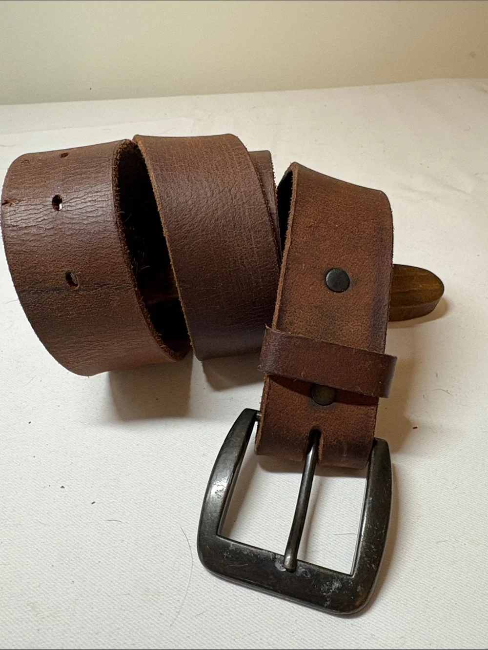3dbelt Co Brown Leather Belt Size 34